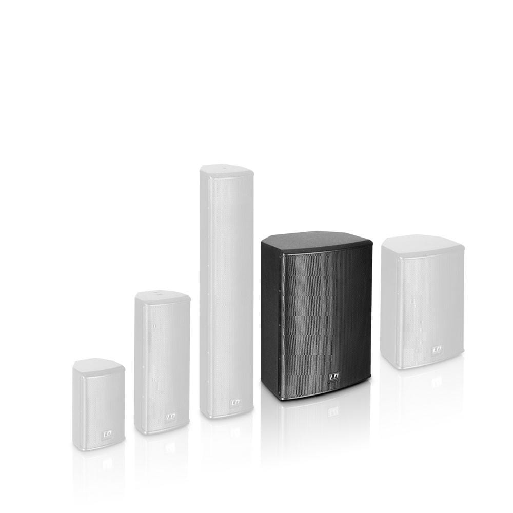 ld systems active pa speakers ld system 8" active installation monitor - black