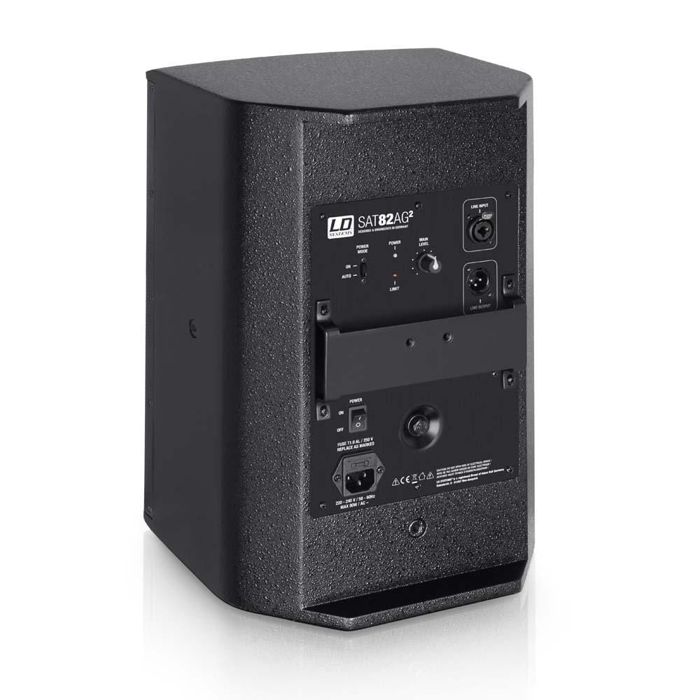 ld systems active pa speakers ld system 8" active installation monitor - black