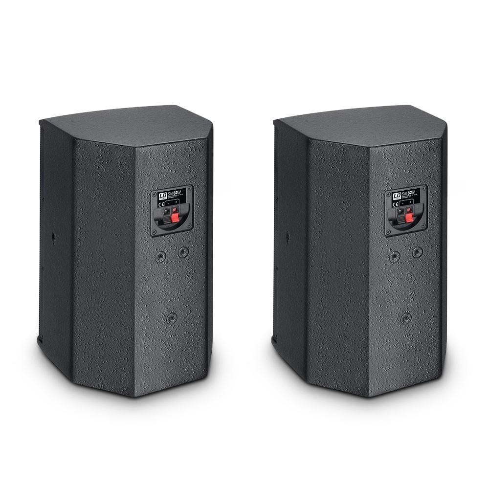 ld systems passive pa speakers black ld systems sat62g2 6.5" installation passive wall mounted speaker pair