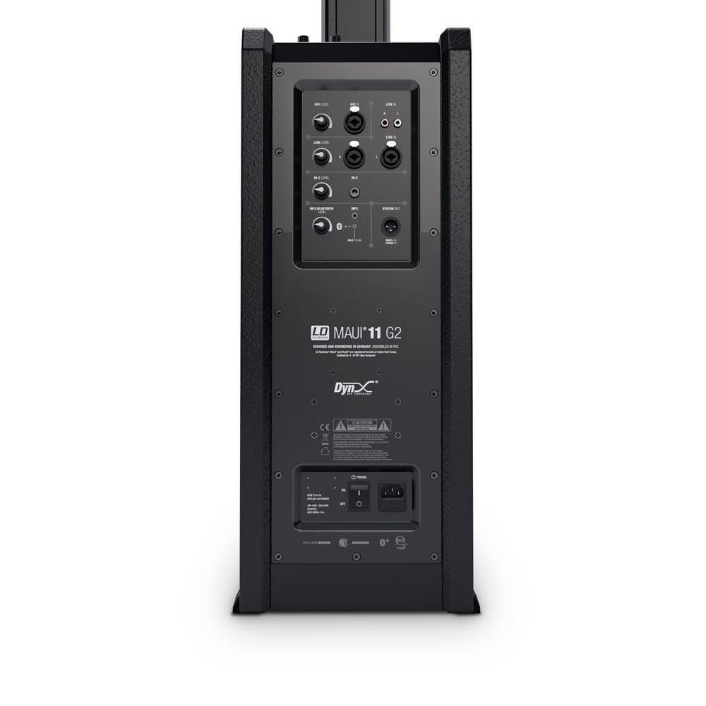 ld systems portable pa systems ld system portable column pa system with mixer bluetooth