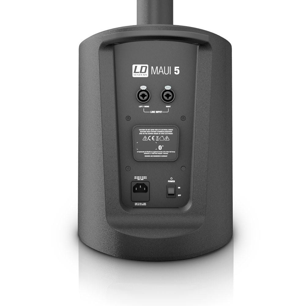 ld systems portable pa systems ld system ultra portable column pa system with mixer and bluetooth