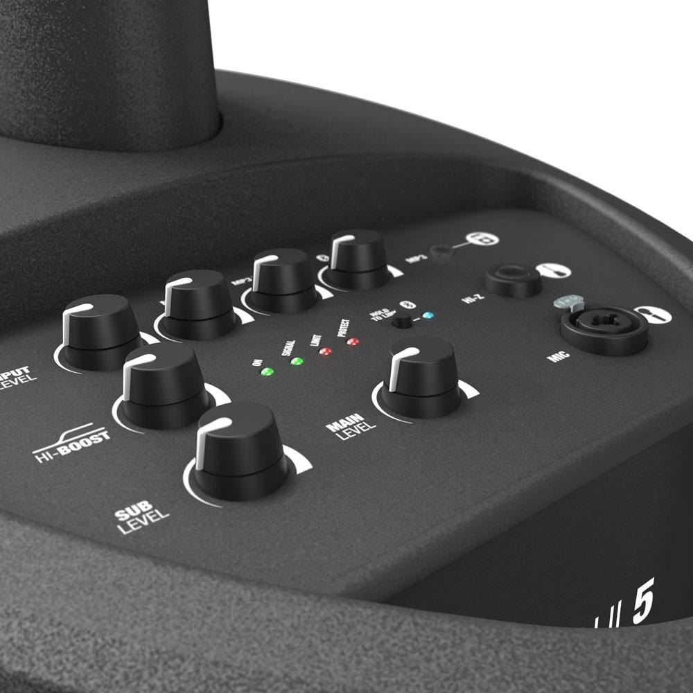 ld systems portable pa systems ld system ultra portable column pa system with mixer and bluetooth