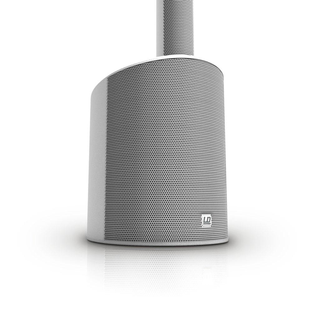 ld systems portable pa systems ld system ultra portable column pa system with mixer and bluetooth #color_white