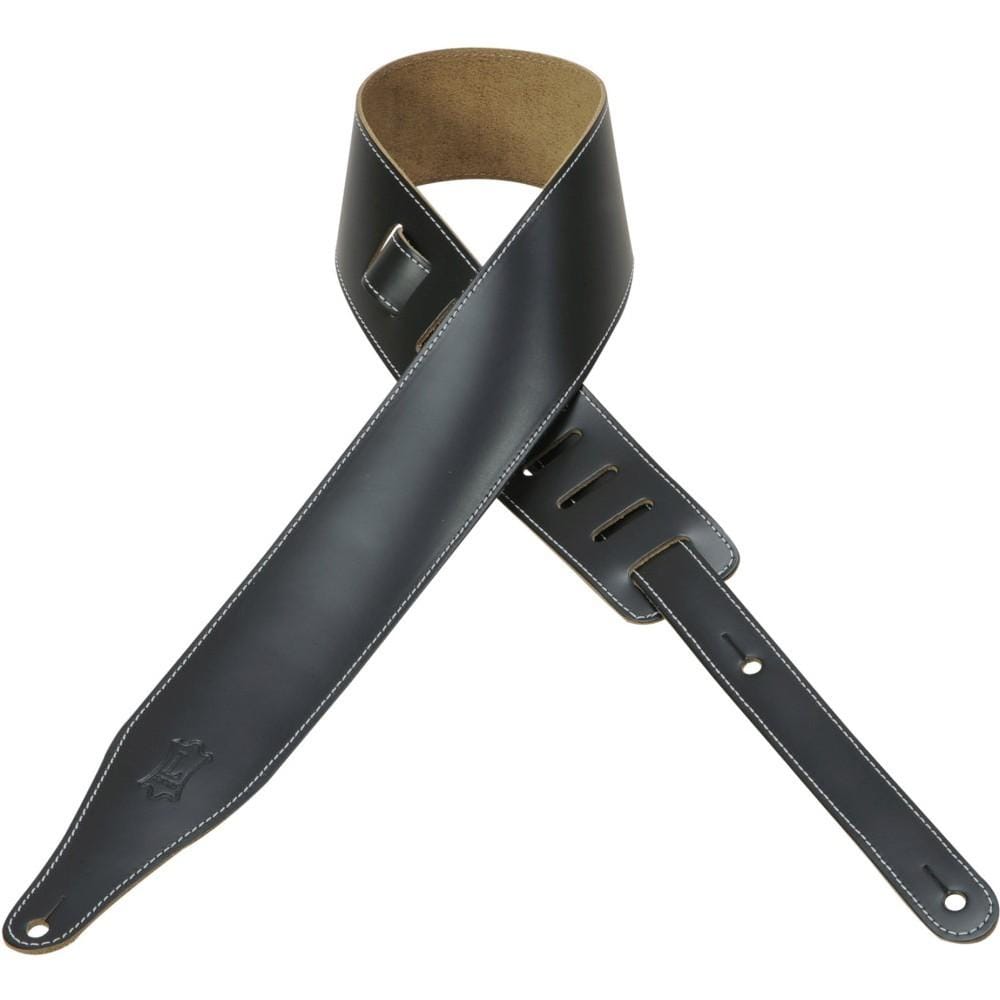 levy's guitar straps black levy's dm17 genuine leather guitar strap