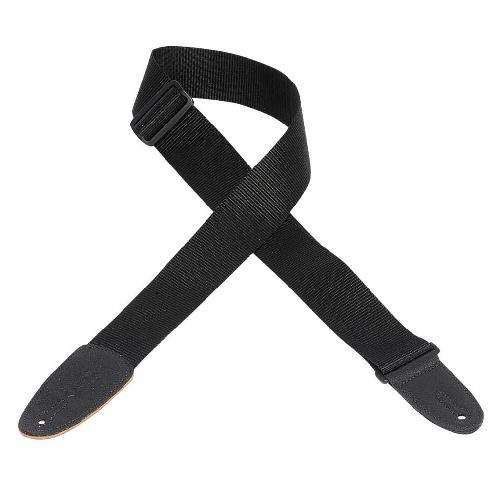 levy's guitar straps black levy's m8 2 inch classic series polypropylene standard guitar strap