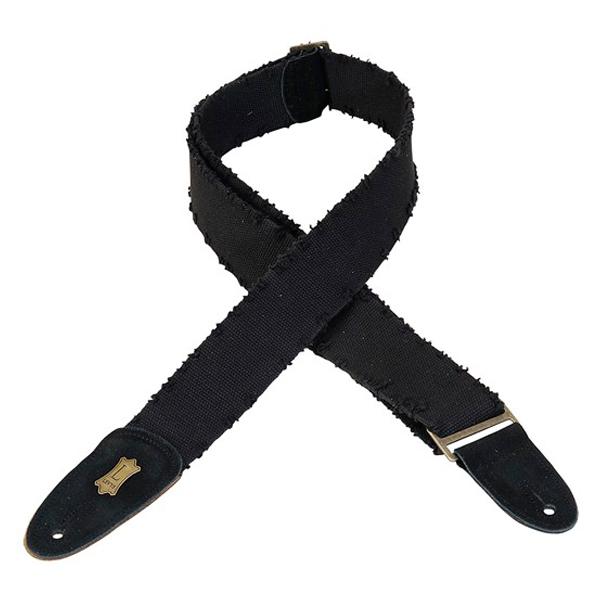 levy's guitar straps black levy's mc8twd distressed cotton 2 inch guitar strap