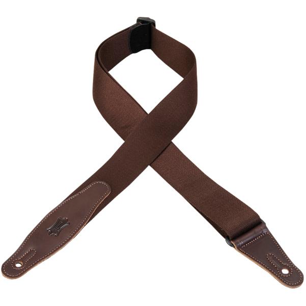 levy's guitar straps brown levy's mssr80 rayon webbing 2 inch guitar strap #color_brown