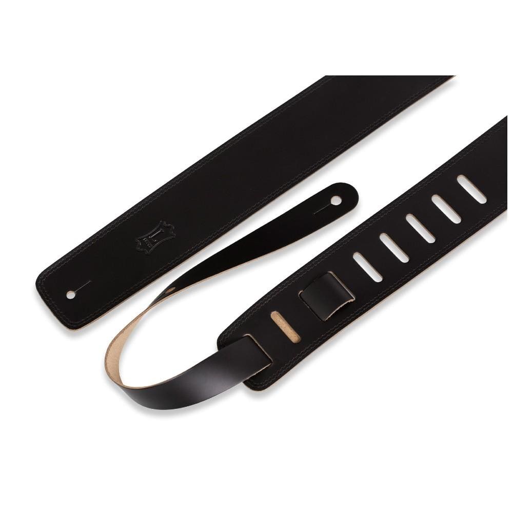 levy's guitar straps levy's dm1 leather guitar strap with suede back