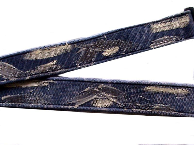 levy's guitar straps levy's fm8sp-blu cotton guitar strap -2 inch