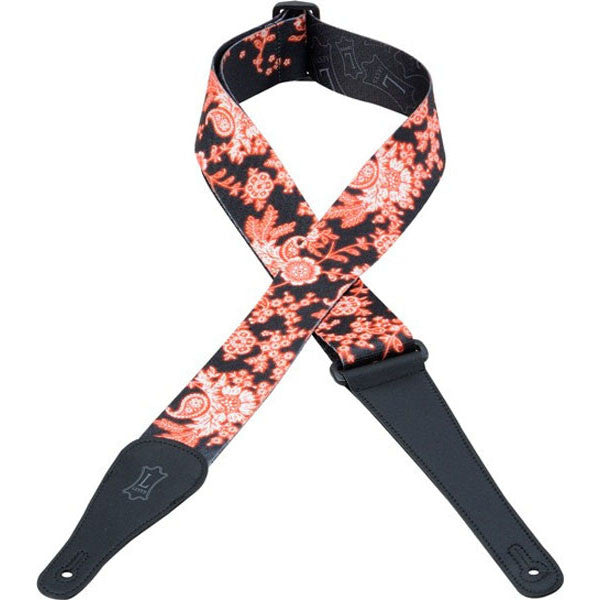 levy's guitar straps levy's leathers mpd2-004 sublimation-printed polyester guitar strap