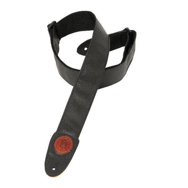 levy's guitar straps levy's leathers mss7gp garment leather strap - black
