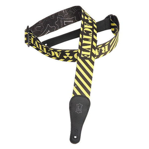 levy's guitar straps levy's mps2 design 005 polyester sonic art radio active guitar strap