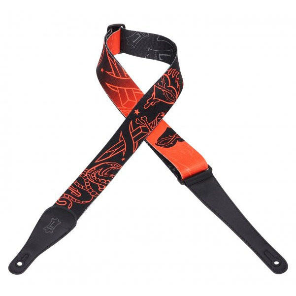 levy's guitar straps levy's mps2 design 115 sonic art series polyester guitar strap