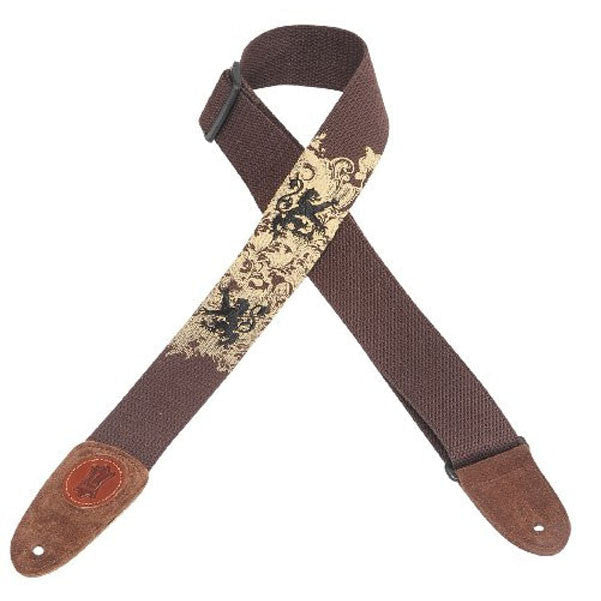 levy's guitar straps levy's mssc8ep-004 2inch cotton guitar strap