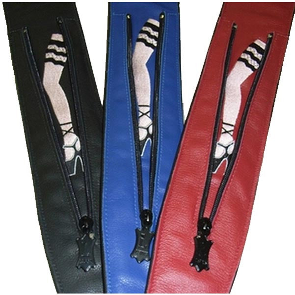 levy's guitar straps levy's pm44leg-nav zipper series guitar strap - garage sale