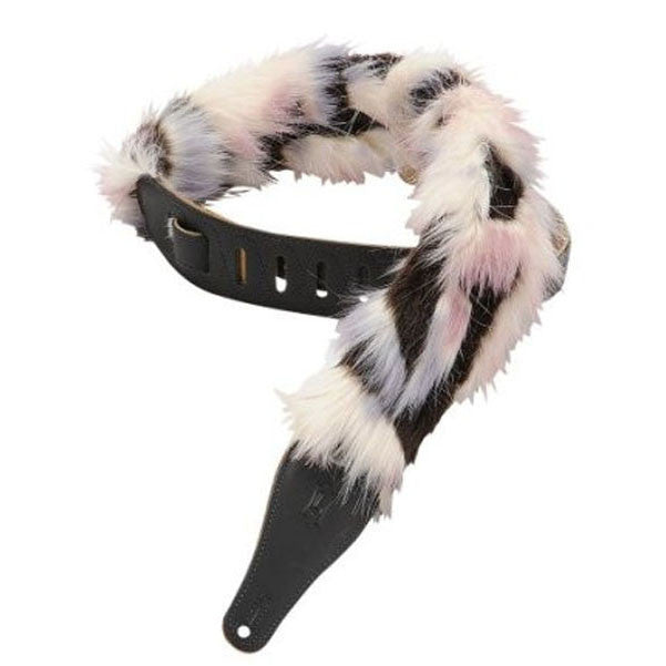 levy's guitar straps levys 2.5inch m17sf-003 black shag guitar strap