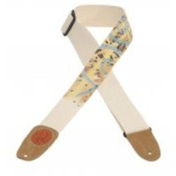 levy's guitar straps levys 2inch mssc8u-001 cotton guitar strap