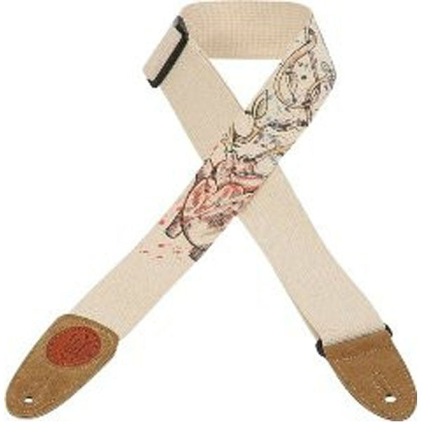 levy's guitar straps levys 2inch mssc8u-005 cotton guitar strap