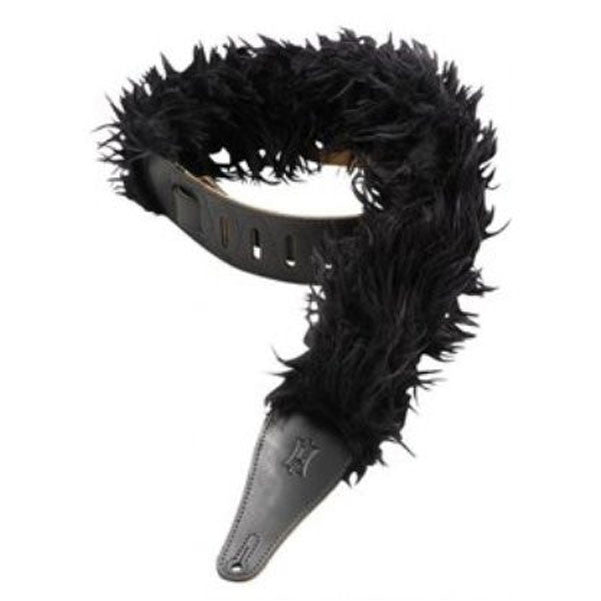 levy's guitar straps levys m17sf-001 shag fur guitar strap