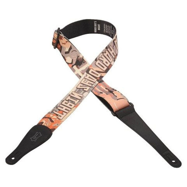 levy's guitar straps levys mpl2-010 polyeser guitar strap a hard day's night