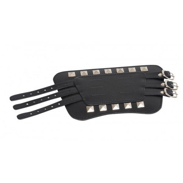 levy's guitar straps levys mwb01-blk leather wristband pick holder /black