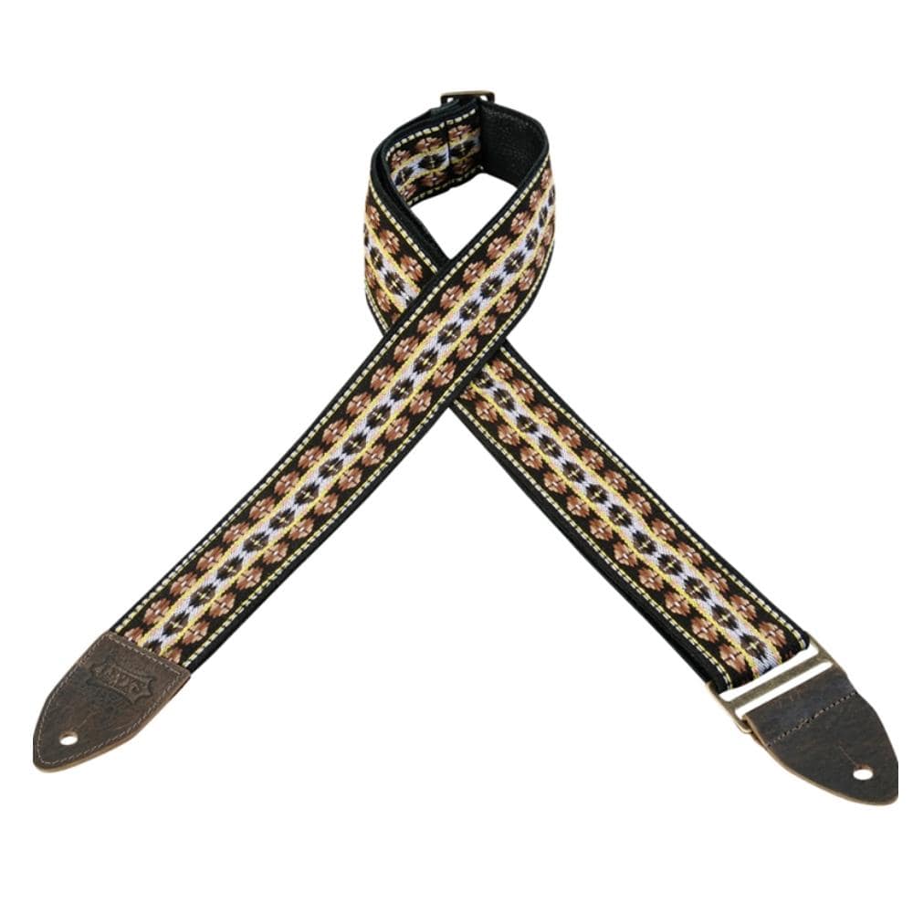 levy's guitar straps m8htv19 levy's m8htv 2 inch hootenanny jacquard weave guitar strap #style_m8htv19