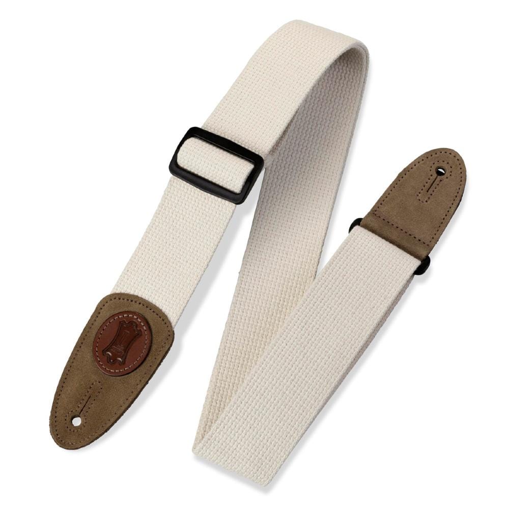 levy's guitar straps natural levy's mssc8 2 inch signature series cotton guitar strap #color_natural