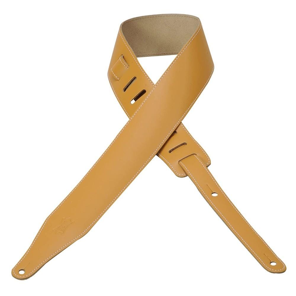 levy's guitar straps tan levy's dm17 genuine leather guitar strap #color_tan
