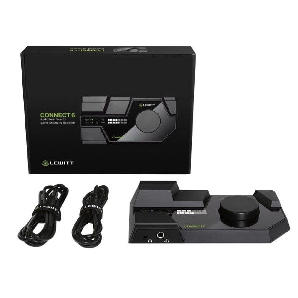 lewitt audio interfaces lewitt connect 6 6x6 dual usb-c audio interface