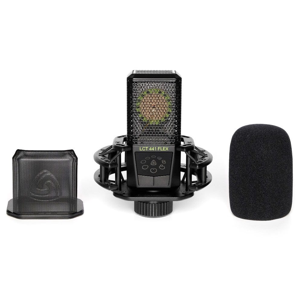 lewitt condenser microphones lewitt lct 441 flex large-diaphragm condenser microphone