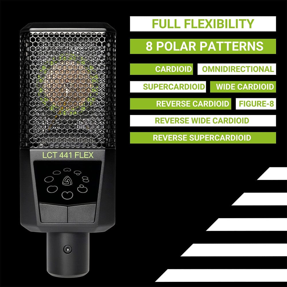 lewitt condenser microphones lewitt lct 441 flex large-diaphragm condenser microphone