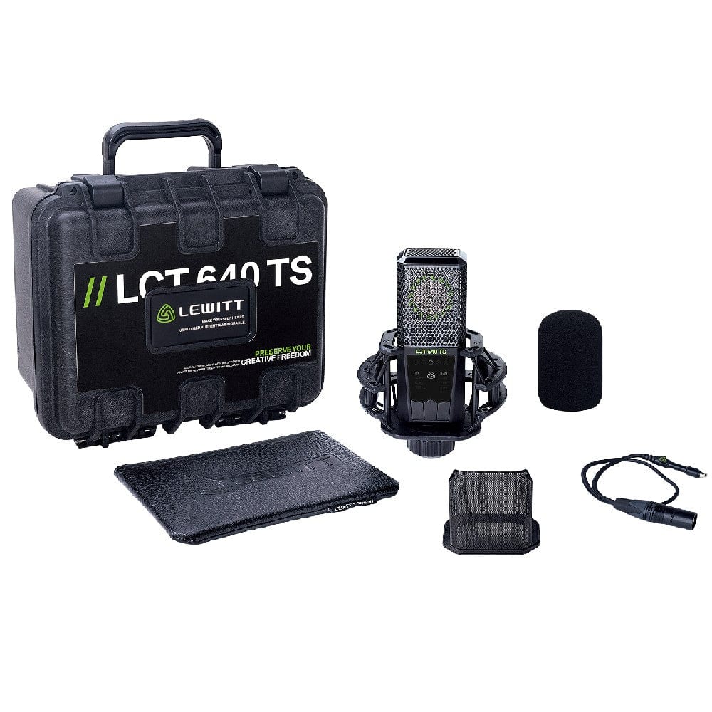 lewitt condenser microphones lewitt lct 640 ts dual output mode condenser microphone