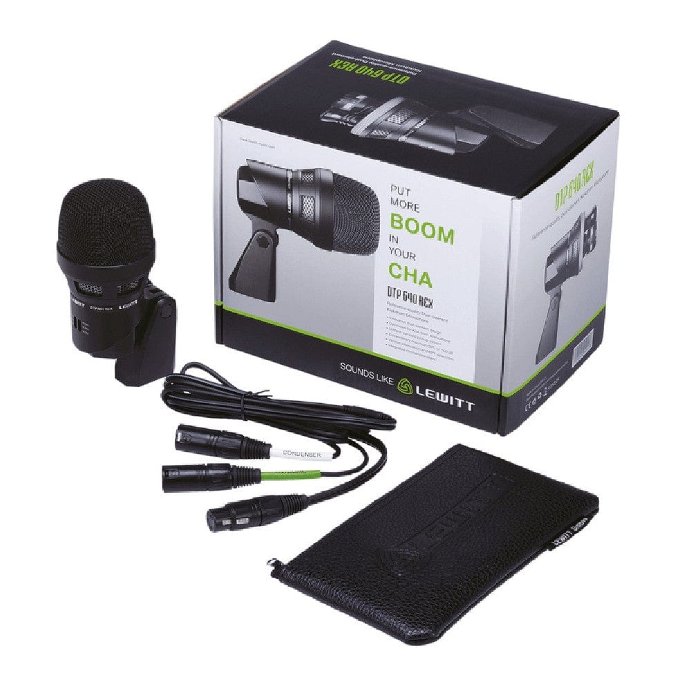 lewitt condenser microphones lewitt reference class dual element bass drum microphone (dtp-640-rex)