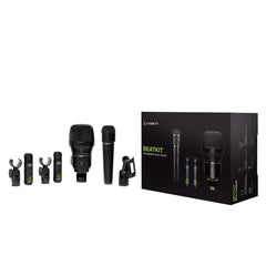 Lewitt Drumkit Microphones Black Lewitt Beatkit 4-Piece Drum Microphone Set