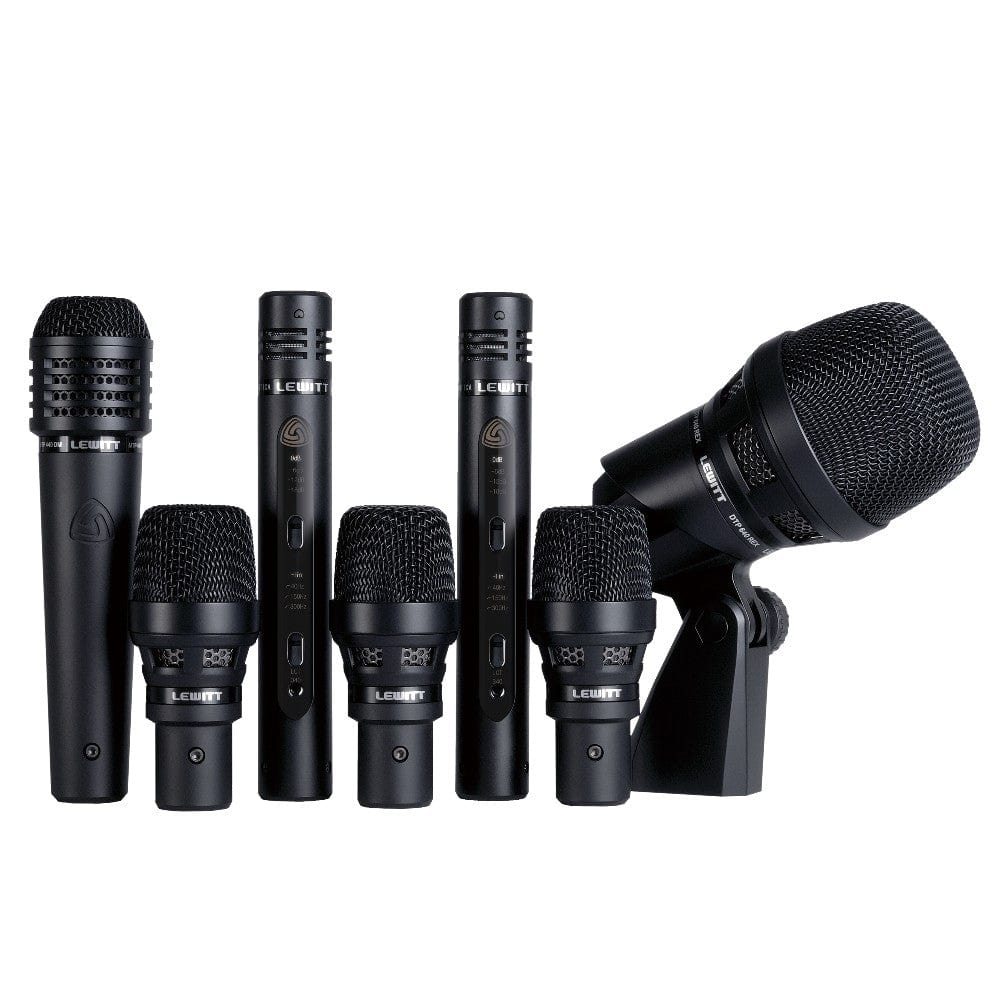 lewitt drumkit microphones lewitt dtp beat kit pro 7 (cardioid)