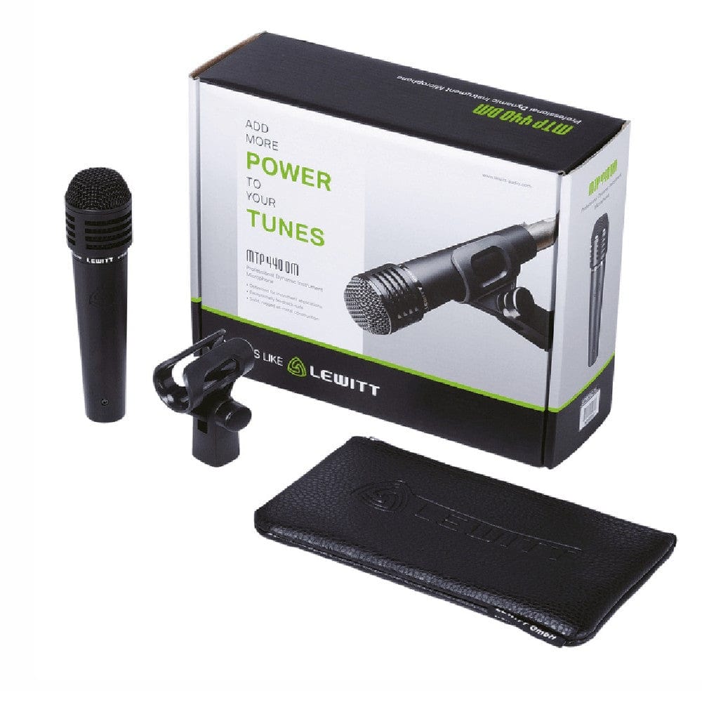 lewitt dynamic microphones lewitt premium dynamic instrument microphone (mtp-440-dm)