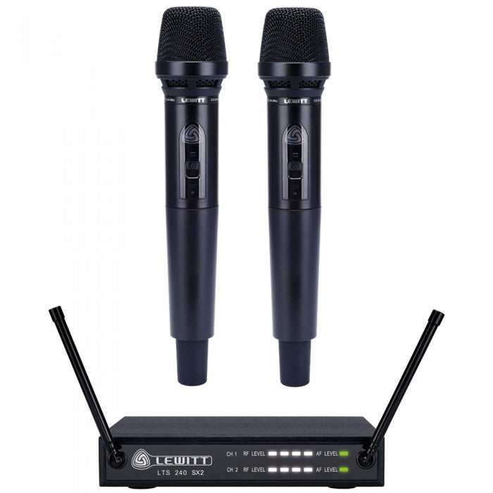 lewitt wireless systems lewitt lts 240 dual c wireless system mic