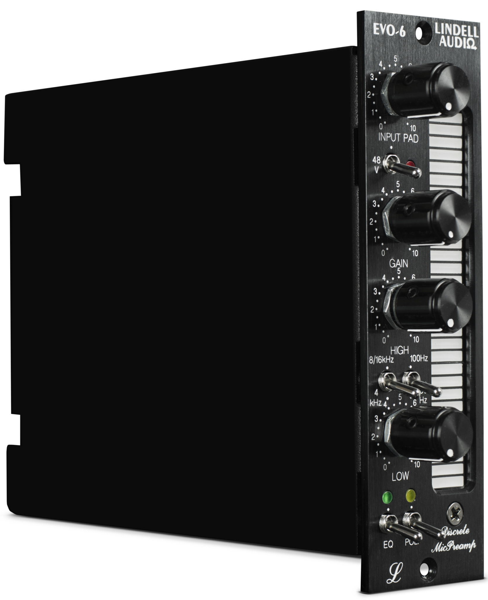 lindell audio pre amps lindell audio evo-6 500 series discrete microphone preamp