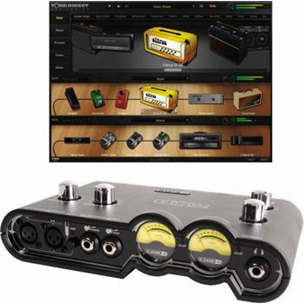 line 6 audio interfaces line 6 pod studio ux2 usb recording interface with pod farm