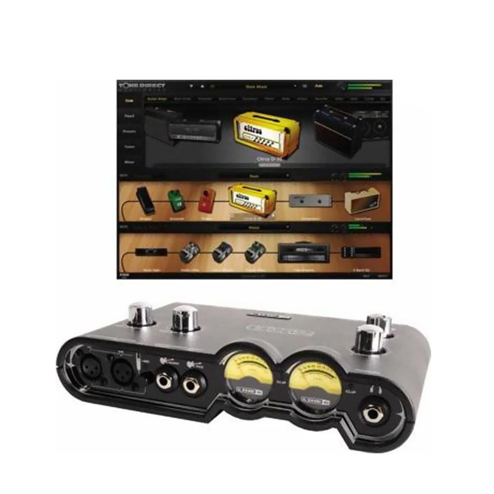 line 6 audio interfaces line 6 pod studio ux2 usb recording interface with pod farm