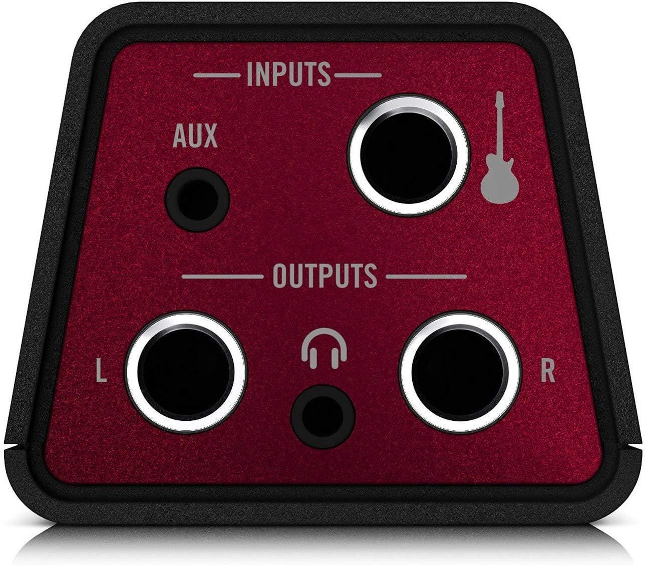line 6 audio interfaces line 6 sonic port vx guitar recording with mic