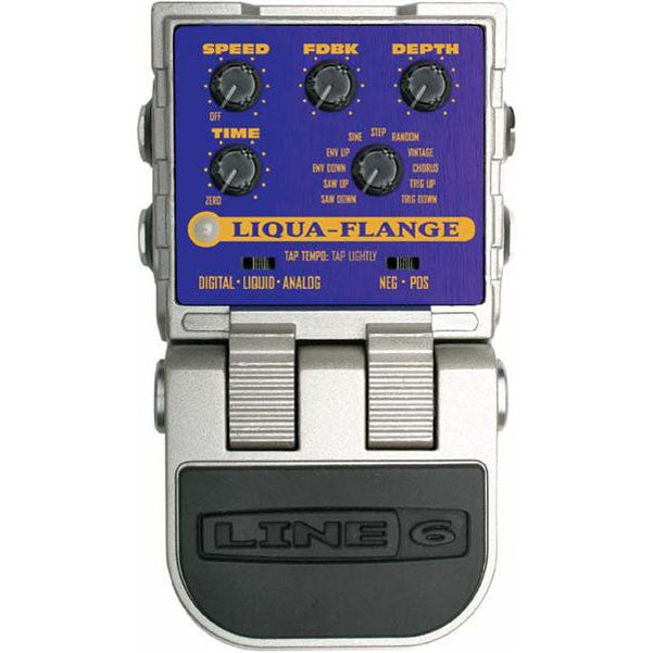 line 6 effect pedals line 6 tonecore liqua-flange guitar effects pedal