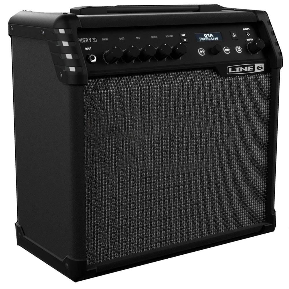 line 6 guitar amplifiers line 6 99-010-5004 spider v 30-watt combo guitar amplifier