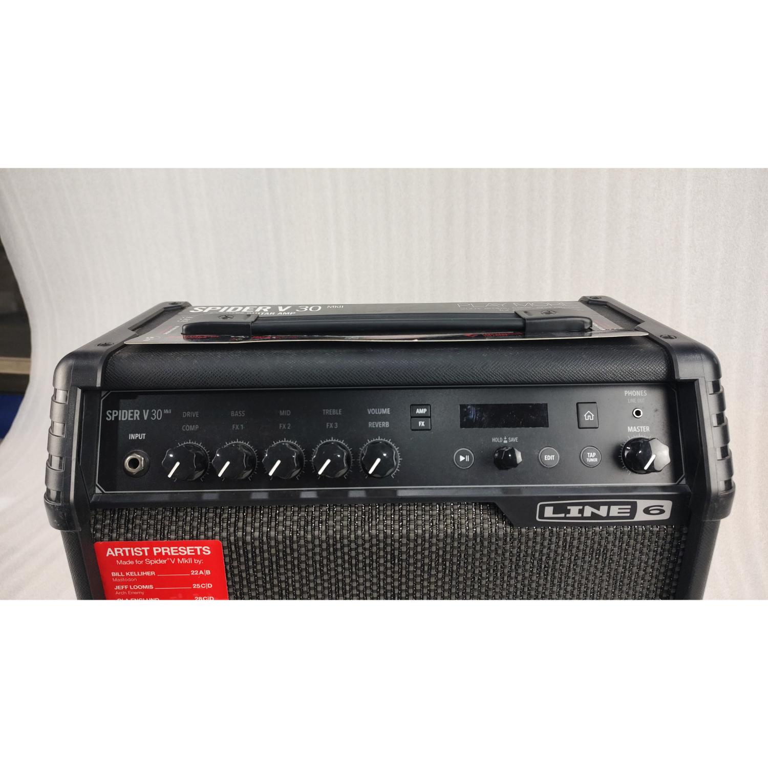 Line 6 Guitar Combo Amplifiers Line 6 Spider V 30W MKII Series Modeling Combo Guitar Amplifier - Open Box
