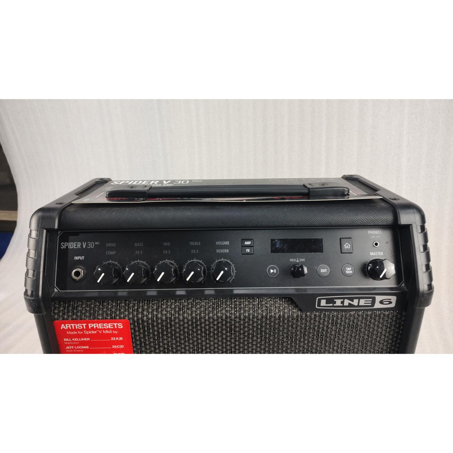Line 6 Guitar Combo Amplifiers Line 6 Spider V 30W MKII Series Modeling Combo Guitar Amplifier - Open Box