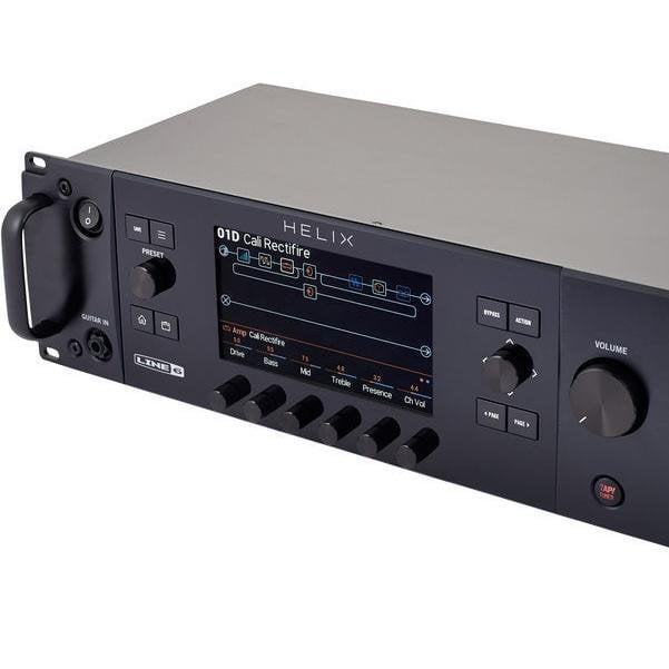 line 6 guitar processors line 6 helix rack flagship guitar processor
