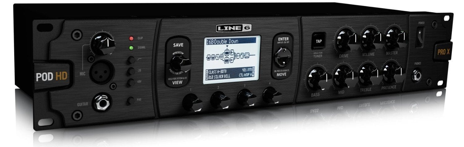 line 6 guitar processors line 6 pod hd pro x multi effect guitar processor