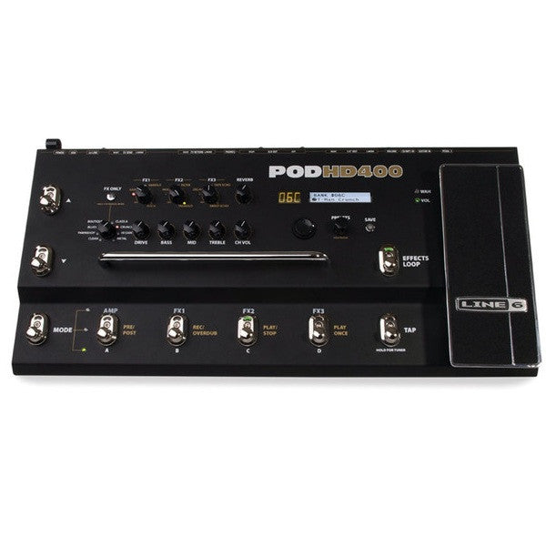 line 6 guitar processors line 6 pod hd400 guitar multi effects processor