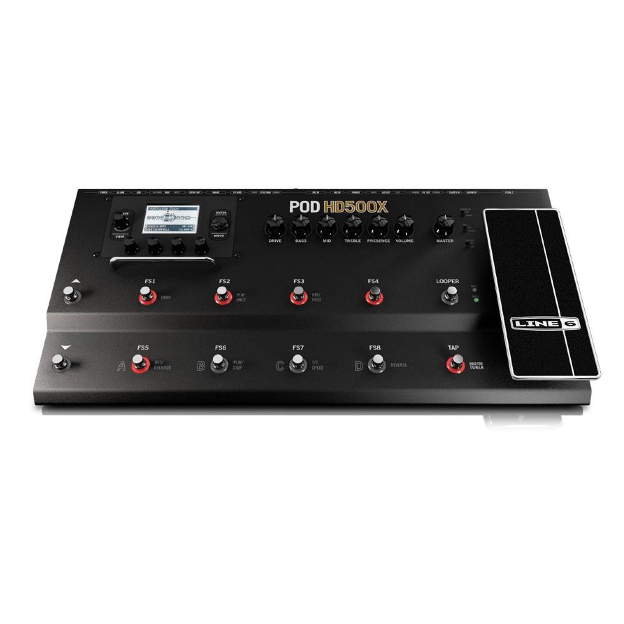 line 6 guitar processors line 6 pod hd500x guitar multi-effects processor