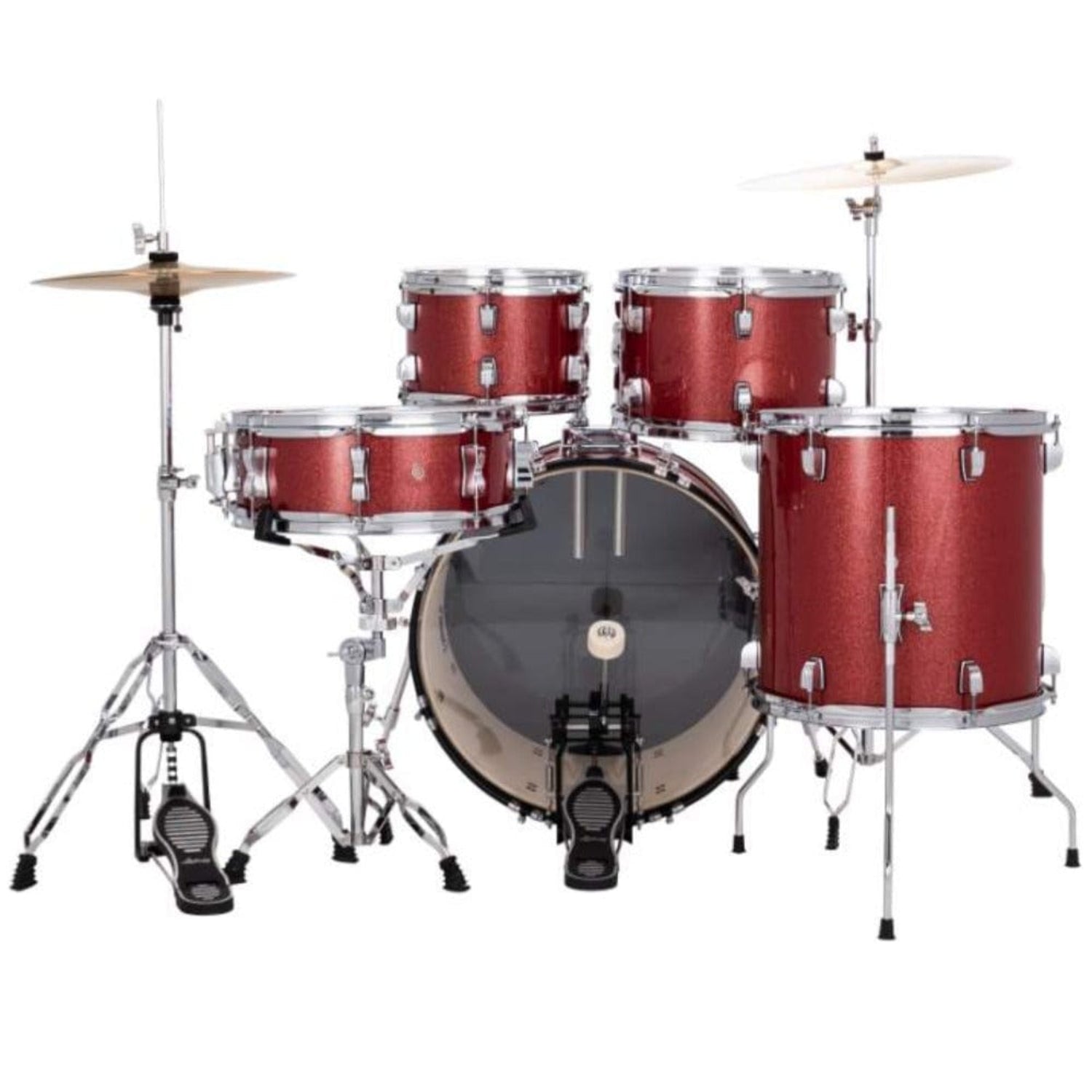ludwig acoustic drum kits ludwig accent fuse 5-piece acoustic drum kit with hardware & cymbals